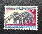 Postzegel Ruanda-Urundi OBP 215, Postzegels en Munten, Ophalen of Verzenden, Gestempeld