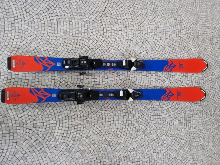 Skies, stokken en skibotten, Sport en Fitness, Skiën en Langlaufen, Zo goed als nieuw, Ski's, Ski, Salomon, 100 tot 140 cm, Ophalen
