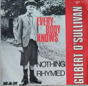 Gilbert O'Sullivan - Nothing rhymed beschikbaar voor biedingen