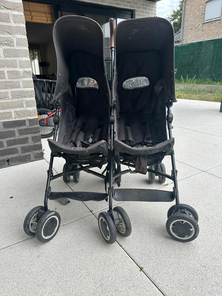Koelstra tweelingbuggy, Kinderen en Baby's, Tweelingen en Meerlingen, Gebruikt, Kinderwagen of Buggy, Ophalen