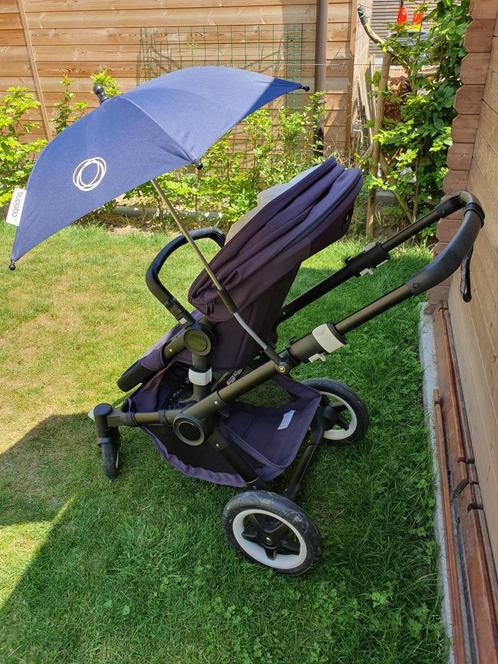 Bugaboo Buffalo Navy Blue, Kinderen en Baby's, Kinderwagens en Combinaties, Gebruikt, Combiwagen, Bugaboo, Duowagen, Luchtbanden