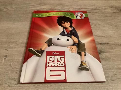 Livre Disney Big Hero 6 + film DVD, Collections, Disney, Comme neuf, Autres types, Autres personnages, Enlèvement ou Envoi