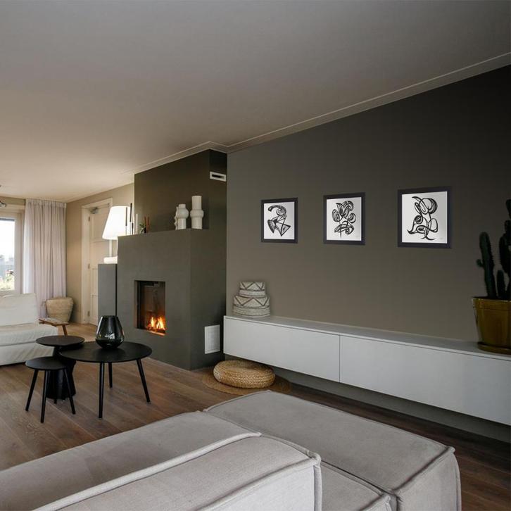 Ambachtelijke fine line KUNST 𝓭𝓸𝓸𝓻 𝓚𝓪𝓽𝓳𝓪 = 505b, Huis en Inrichting, Woonaccessoires | Wanddecoraties, Nieuw, Ophalen of Verzenden