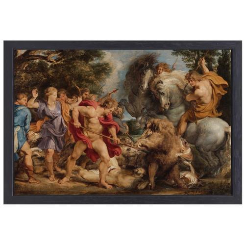De Calydonische jacht op zwijnen - Peter Paul Rubens canvas, Huis en Inrichting, Woonaccessoires | Schilderijen, Tekeningen en Foto's