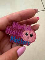 Badge houder “mental health matters”, Ophalen, Overige materialen, 4 tot 7 cm, Nieuw