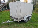 Aanhangwagen met huif 250x130cm, Auto diversen, Aanhangers en Bagagewagens, Ophalen of Verzenden, Gebruikt