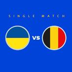 4 tickets Belgique - Ukraine à échanger, Juni, Drie personen of meer