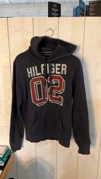 Donkerblauwe trui met kap en lintjes hilfiger denim, maat m, Kleding | Heren, Truien en Vesten, Ophalen of Verzenden, Tommy hilfiger