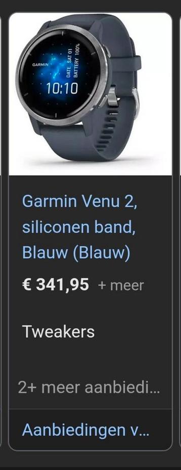 Garmin Venu 2 Smartwatch – Topconditie – Incl. Oplader beschikbaar voor biedingen