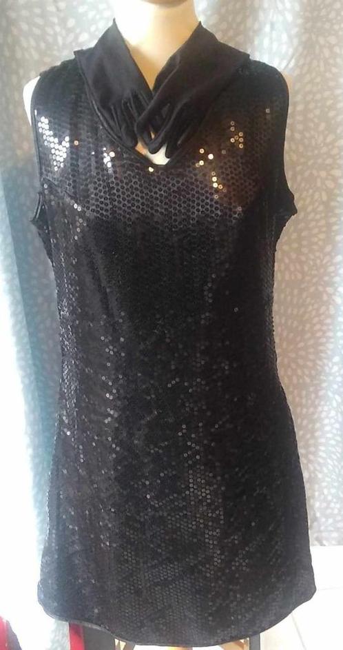 glitter kleed met lange handschoenen, Kleding | Dames, Carnavalskleding en Feestkleding, Ophalen of Verzenden