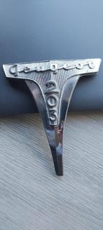 oud embleem van Peugeot 203, Verzamelen, Merken en Reclamevoorwerpen, Verzenden, Gebruikt, Overige typen