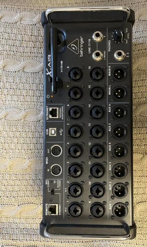 Behringer xr18 digitaal mengpaneel, Muziek en Instrumenten, Mengpanelen, Gebruikt, 10 tot 20 kanalen, Microfooningang, Ophalen of Verzenden