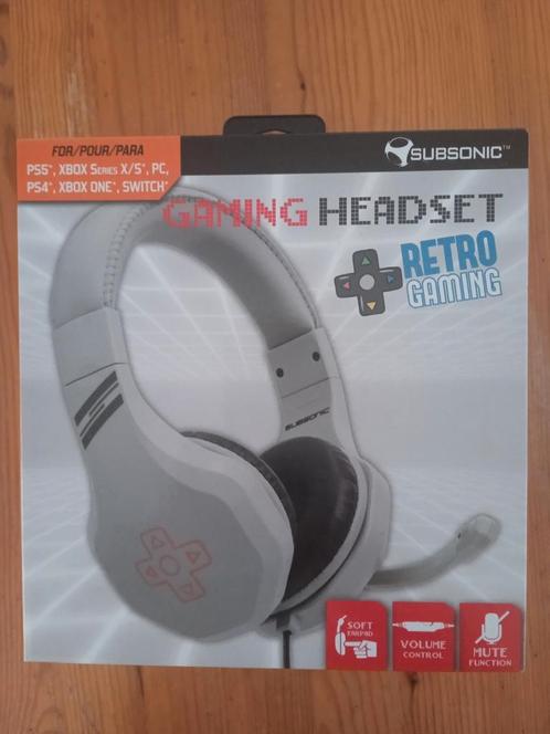 Een Subsonic Retro Gaming Headset, Audio, Tv en Foto, Hoofdtelefoons, Nieuw, Ophalen