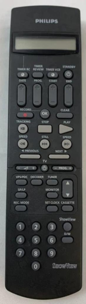 Philips RT940 VR245 Afstandsbediening VHS Videorecorder VCR, Audio, Tv en Foto, Afstandsbedieningen, Zo goed als nieuw, Vhs, Verzenden