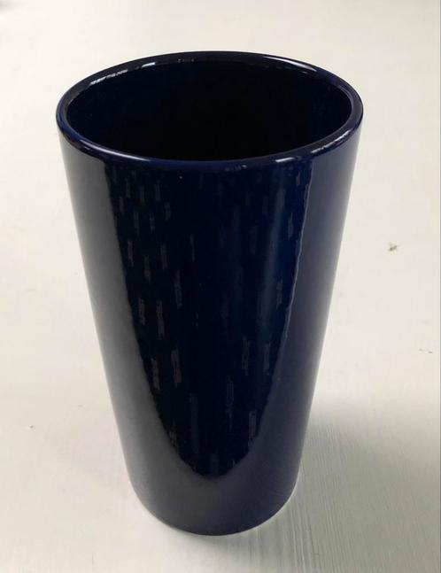 keramieken vaas 18 cm IKEA blauw, Huis en Inrichting, Woonaccessoires | Vazen, Zo goed als nieuw, Blauw, Minder dan 50 cm, Aardewerk of Porselein