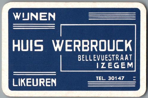 speelkaart - LK12424 - Werbrouck, Izegem, Verzamelen, Speelkaarten, Jokers en Kwartetten, Zo goed als nieuw, Speelkaart(en), Verzenden