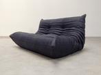Ligne Roset Togo set - 2 seater - blue pinstripe fabric, Huis en Inrichting, Zitzakken, Ophalen of Verzenden, Zo goed als nieuw