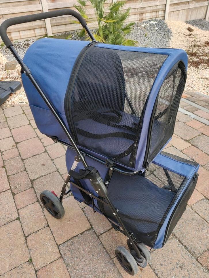 Costway Hondenbuggy voor 2 honden!, Dieren en Toebehoren, Honden-accessoires, Ophalen