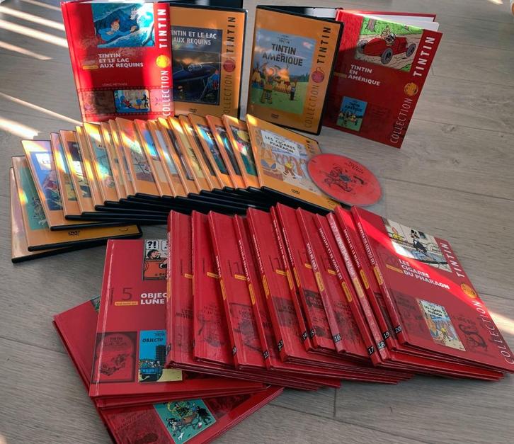 22 DVD + Livres Tintin Collection Hachette 2010 Kuifje Hergé, CD & DVD, DVD | Films d'animation & Dessins animés, Comme neuf, Envoi