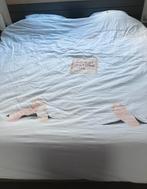 Dekbedovertrek 200x200/220 met 2 kussenslopen, Huis en Inrichting, Ophalen, Gebruikt, Wit, Dekbedovertrek