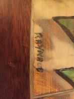 Ovale woonkamertafel ontworpen door Gustave Raynaud/1960, Ophalen of Verzenden