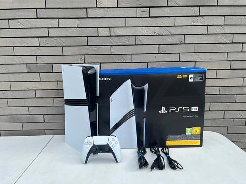 PS5 PRO (2TB) + 1 Controller + Doos, Games en Spelcomputers, Spelcomputers | Sony PlayStation 5, Zo goed als nieuw, Ophalen