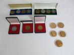 Collectie oude gemeentelijke tokens 11st + 5st munt Louis Ne, Postzegels en Munten, Penningen en Medailles, Ophalen of Verzenden