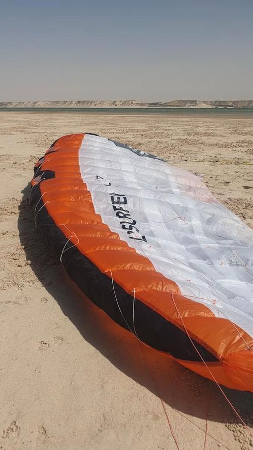 Flysurfer Soul 7m complète, Watersport en Boten, Kitesurfen, Zo goed als nieuw, Ophalen of Verzenden