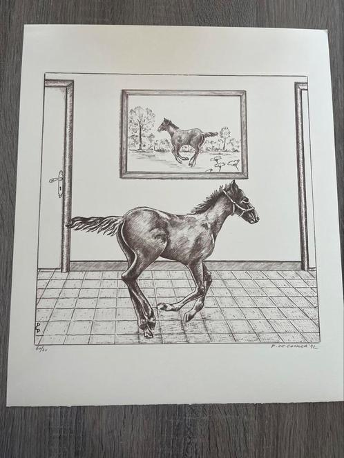 2 litho’s Paul De Cocker in perfecte staat, Antiek en Kunst, Kunst | Litho's en Zeefdrukken, Ophalen
