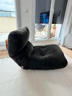 Roset Marsala fauteuil van zwart fluweel, Huis en Inrichting, Gebruikt, Zwart, Zitzakstoel