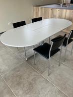 tafel in lengte aanpasbaar met 4 stoelen, Ophalen