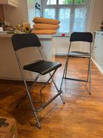 2 tabourets  bar  pliables IKEA, Maison & Meubles, 2 tabourets, Enlèvement, Comme neuf