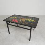 Vintage tegeltafel met afbeelding van stierengevecht, jaren, Antiek en Kunst, Ophalen of Verzenden