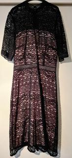 Zwart / roze kanten jurk Anna Field 36, Kleding | Dames, Jurken, Anna Field, Zwart, Nieuw, Ophalen of Verzenden
