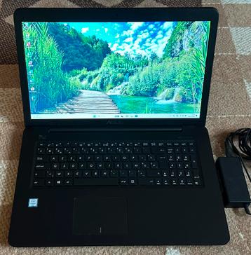 Mooie 17.3”Asus/ i5-6200U/16gb ddr4/128gb ssd/500gb hdd/ beschikbaar voor biedingen