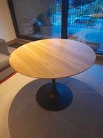 Ronde tafel Juntoo 100cm kleur eik, 50 tot 100 cm, Modern, Rond, Vier personen