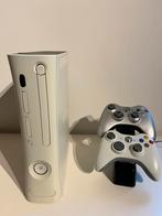 Xbox 360 console, Games en Spelcomputers, Spelcomputers | Xbox 360, Ophalen, Gebruikt, 60 GB, Met 2 controllers