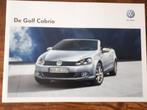 VW La Golf Cabrio 08/2011, Livres, Volkswagen, Enlèvement ou Envoi, Neuf