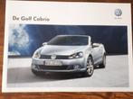 VW La Golf Cabrio 08/2011, Livres, Autos | Brochures & Magazines, Volkswagen, Enlèvement ou Envoi, Neuf