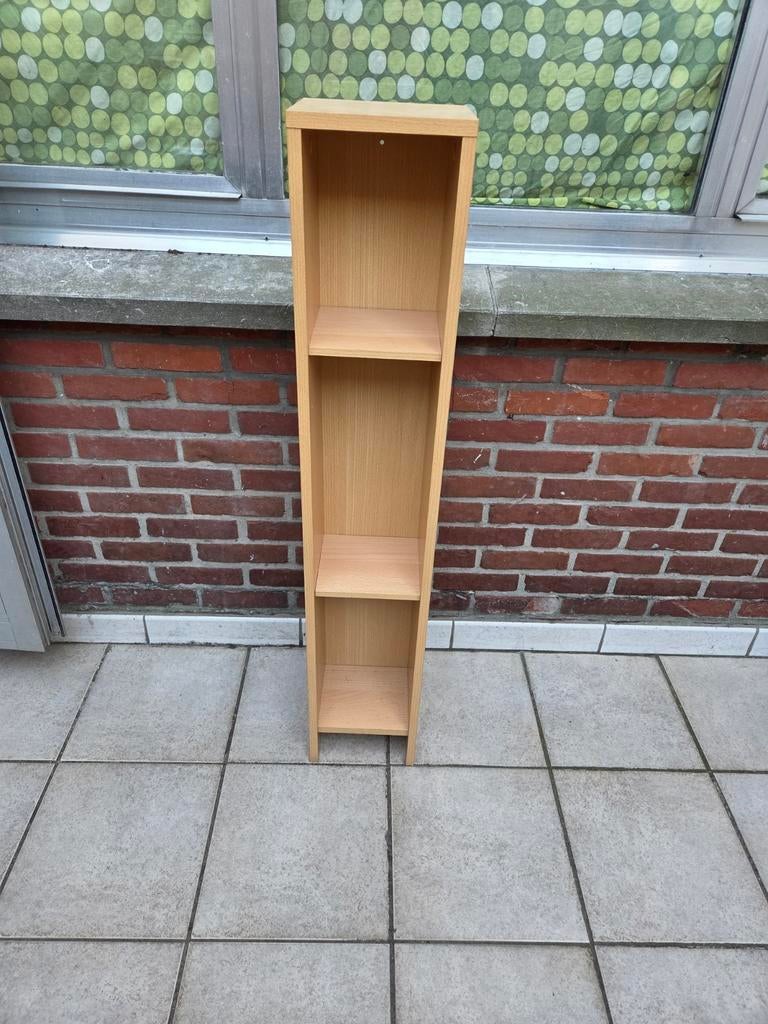 Étagère CD/DVD en bois., Enlèvement ou Envoi, Comme neuf, Bois, CD ou DVD