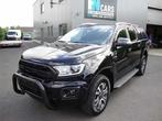 Ford Ranger 212pk, aut, gps, camera, btw in, 2022, leder, Auto's, Ford, Automaat, 209 pk, Zwart, Bedrijf