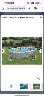 Piscine Bestway complète 488x305x107, Tuin en Terras, Zwembaden, Ophalen, Zo goed als nieuw