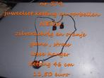 579. Juweelset : ketting en oorbellen , NIEUW , verzending i, Handtassen en Accessoires, Kettingen, Overige materialen, Met strass