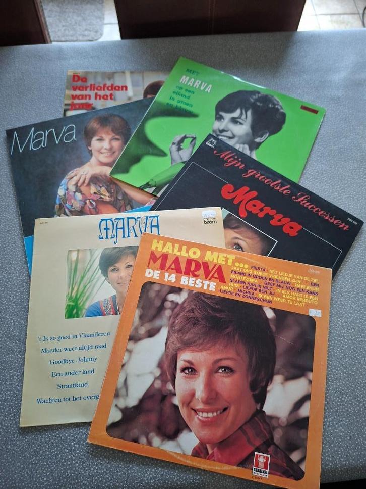 MARVA 6 LP's, Cd's en Dvd's, Vinyl | Nederlandstalig, Gebruikt, Overige genres, Overige formaten, Ophalen