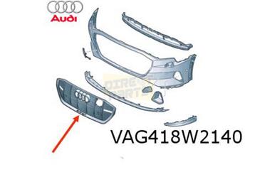 Audi E-tron (12/18-1/23) voorbumpergrille midden (T94 glossy beschikbaar voor biedingen