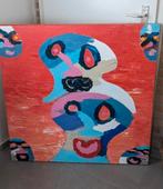 Prachtig schilderij van Hannes D'Haese 100cm x 100cm, Ophalen