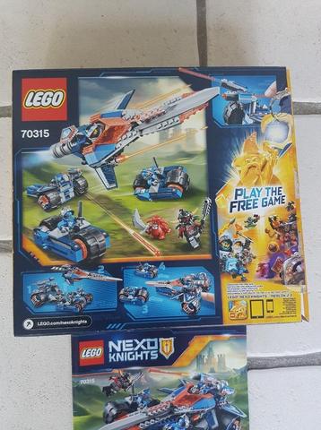 LEGO NEXO KNIGHTS 70315 "L'EPEE RUGISSANTE DE CLAY"  disponible aux enchères