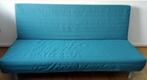 Canapé lit Ikea beddinge + housse bleu, Trois personnes, Tissus, 100 à 125 cm, Canapé lit convertible