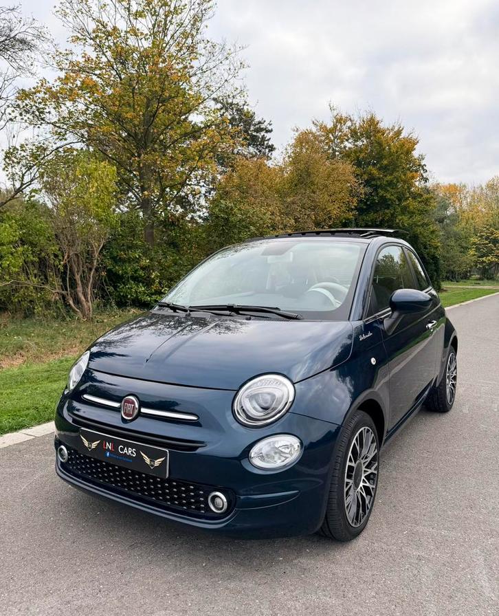 Fiat 500 1.0 Hybride 2022/Opendak/Navi/Pano/CarPlay/Garantie, Auto's, Fiat, Bedrijf, Te koop, Airbags, Airconditioning, Android Auto