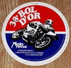 Vintage sticker 38e Bol d'Or Moto revue Le Mans 1974, Verzamelen, Auto of Motor, Ophalen of Verzenden, Zo goed als nieuw